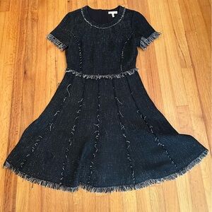 Rebecca Taylor Crew Neck Mini Dress Size 4 (j5